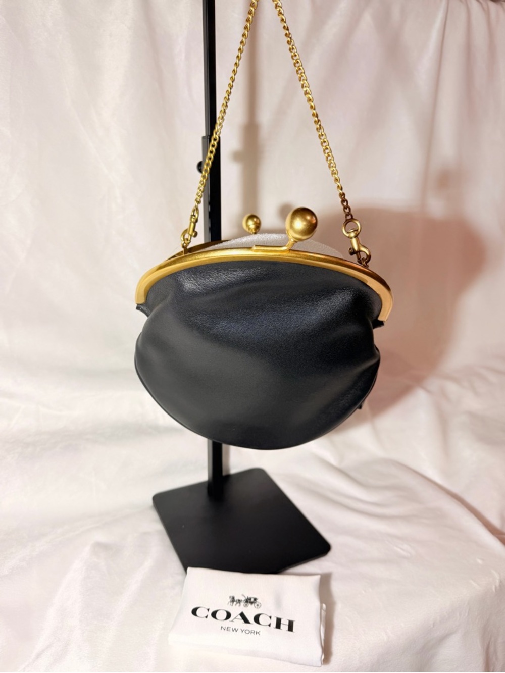 Coach Kisslock Pouch 20 with Gold Hardware NWT - Picture 6 of 8